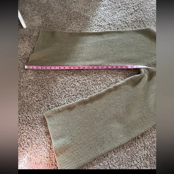 Free People Beach Hailee Sweater Wide Leg Pants in Dried Moss size Small - Picture 10 of 12